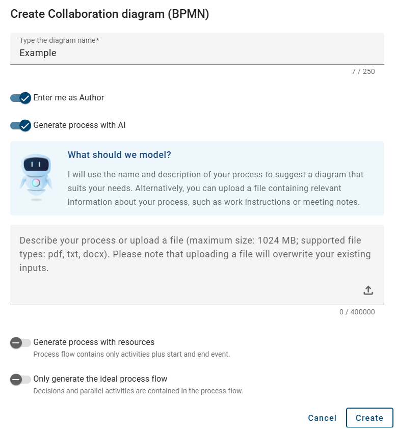 Diagrams — BIC Process Design documentation